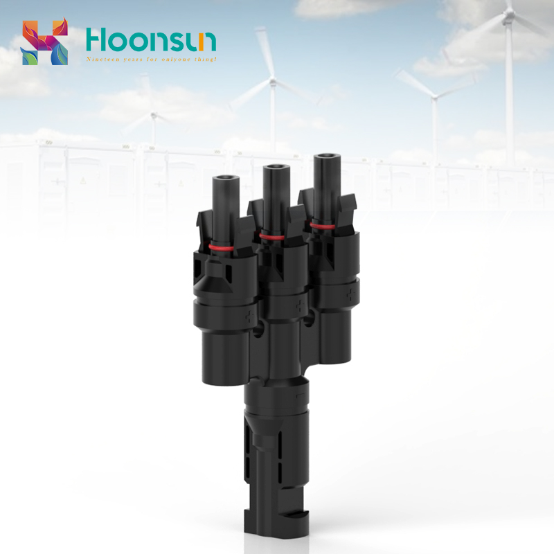 Waterproof Photovoltaic Cell IP68 DC 1000V 63 a Electrical Solar Cable Connector for Solar System Connection