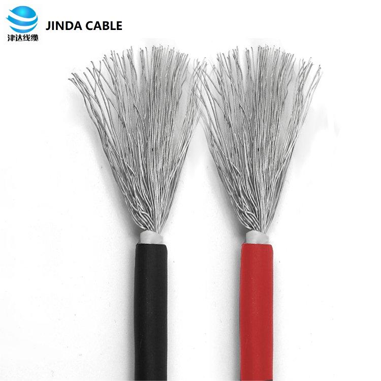 Solar Cable PV1-F Solar Connector Cable Sunlight Resistant Single Core DC 4mm 6mm XLPE With TUV Standard