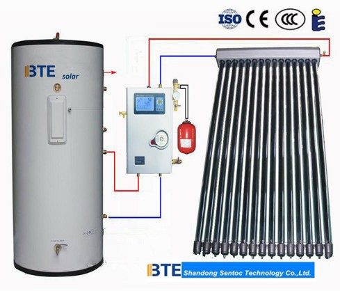 150-500 Liter Evacuated Tube Heat Pipe Pressurized Split Solar Water Heater System
