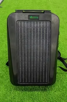 Factory Direct Supplier Khaki Green Enjoy Rolling Solar Charging Backpack with Custom Wholesale Professional