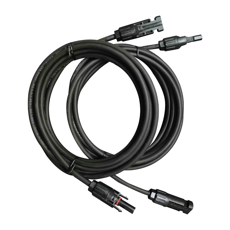 2.5mm 4mm 6mm Pv Solar Connector Cable Core One or Two 1000v 1500v Pv Photovoltaic Solar Connector Wire Harness and Cable