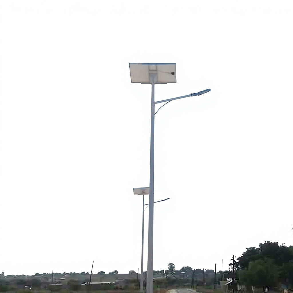 Solar Street Light Led 20w Single Arm Factory Direct Sale