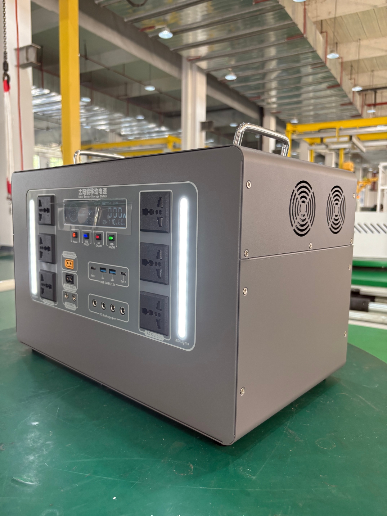 1600Wh Portable Power Station 2000W LiFePO4 Battery Solar Generator Outdoor Camping Emergency Backup
