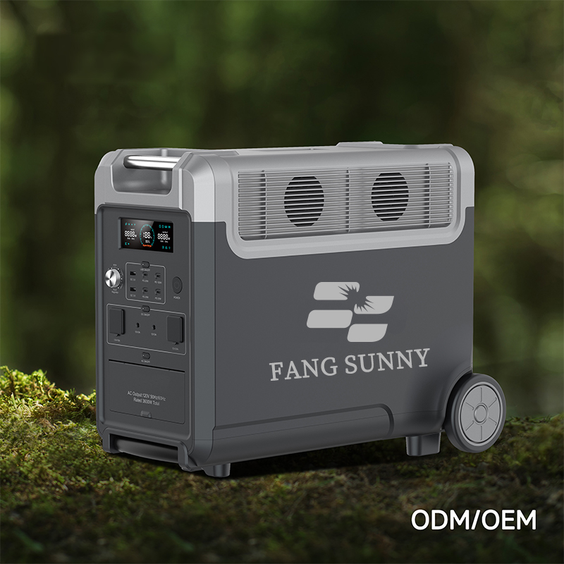 Portable Station 3600W 3840Wh Solar Generator for Mobile Camping Pure Sine Wave External Battery Solar Panel Car