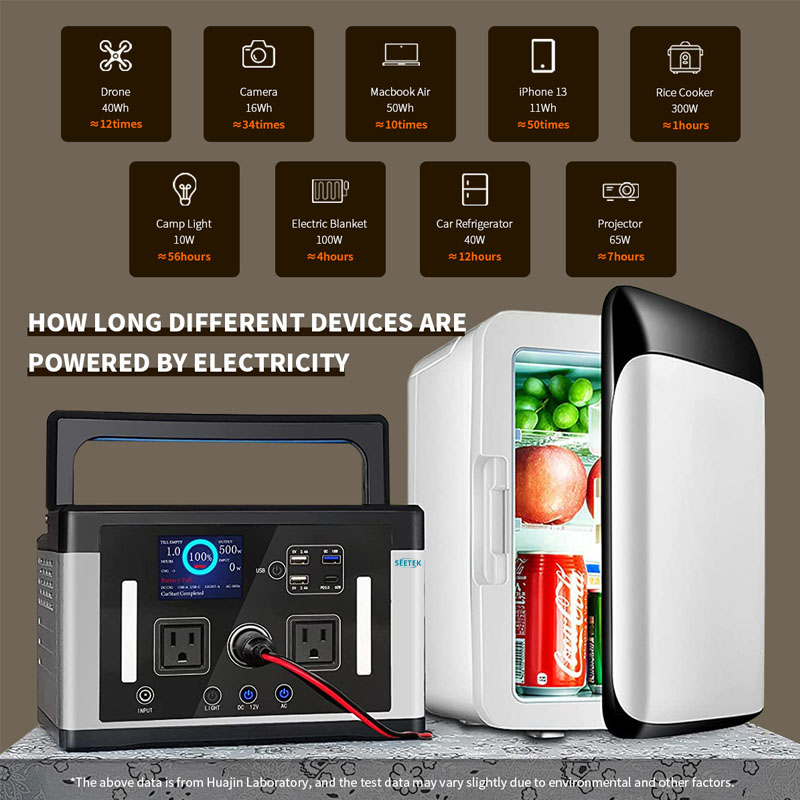 Hot Selling Portable Handle Lithium Battery Portable Solar Generator Power Stations with Fast Charging
