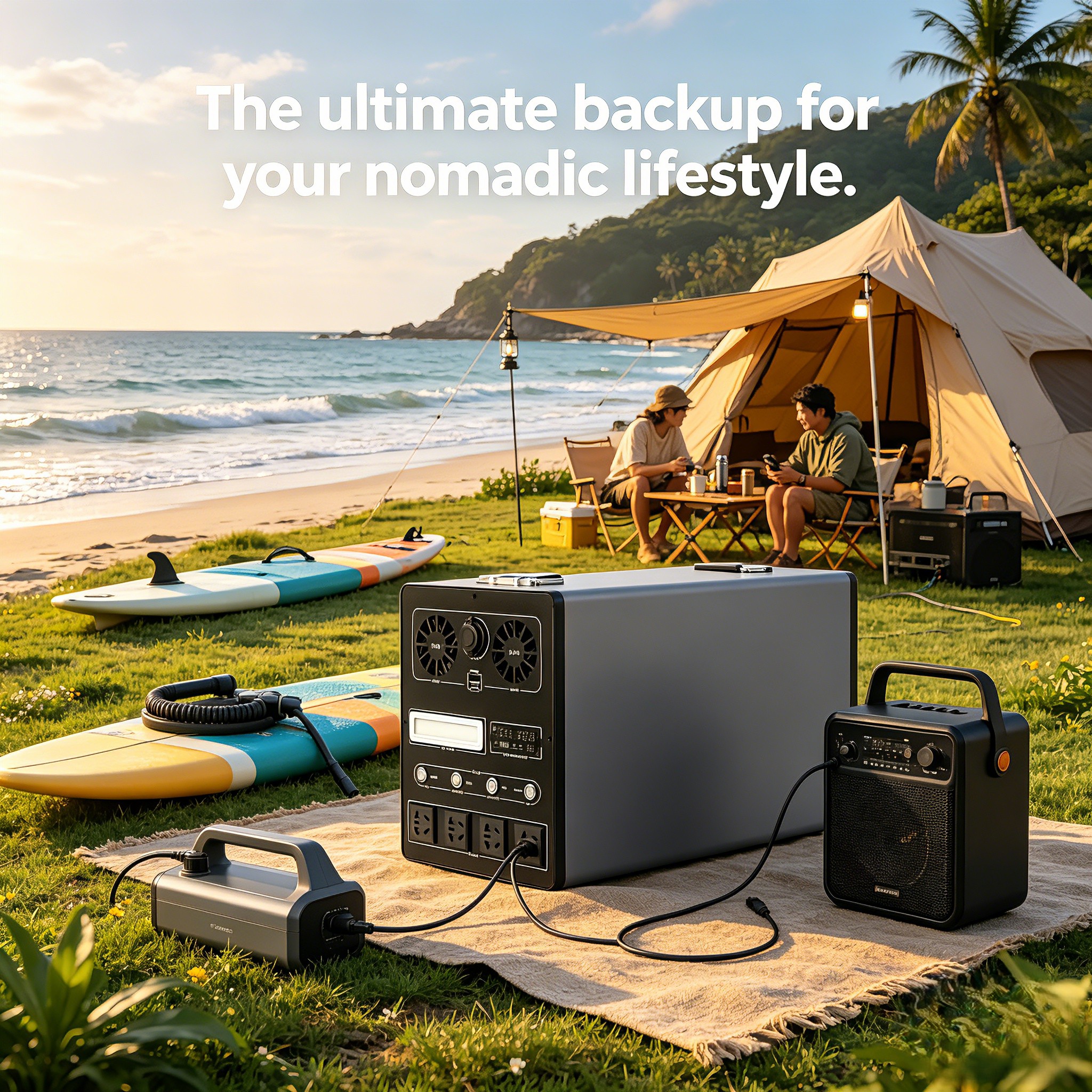 Portable 2500WH 800W Home Power and Home Camping Power Station for Storing Multi-functional Car External Battery