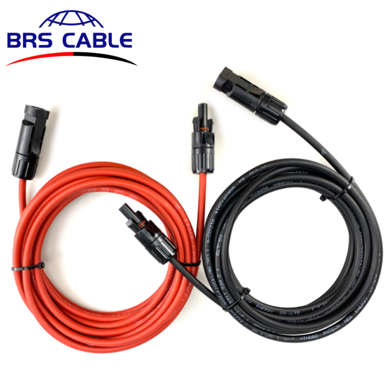 Tuv Approval Solar Extension Cable With Connector