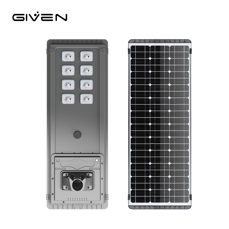 Outdoor IP66 Waterproof Streetlight 40W 50W 60W 80W 100W 120 W Integrated All in One Solar Street Light