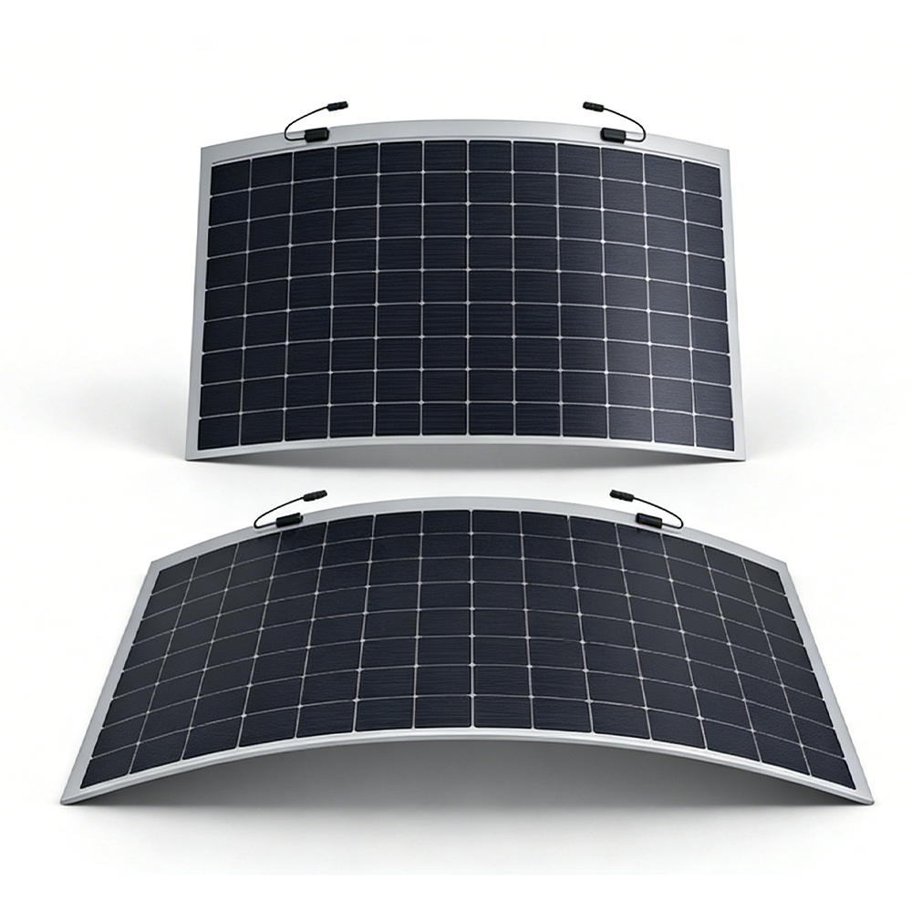 Wholesale High Quality Frameless Lightweight Monocrystalline Solar Panel 182mm Cell 23% Efficiency 300W-500W for Car Outdoor Use