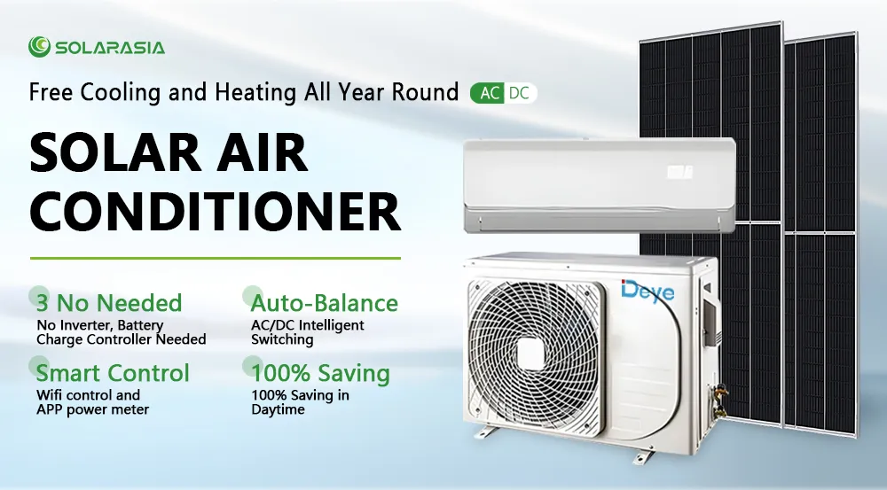 Wall Mounted Solar Air Conditioner with Solar Panel Energy and Solar Power System