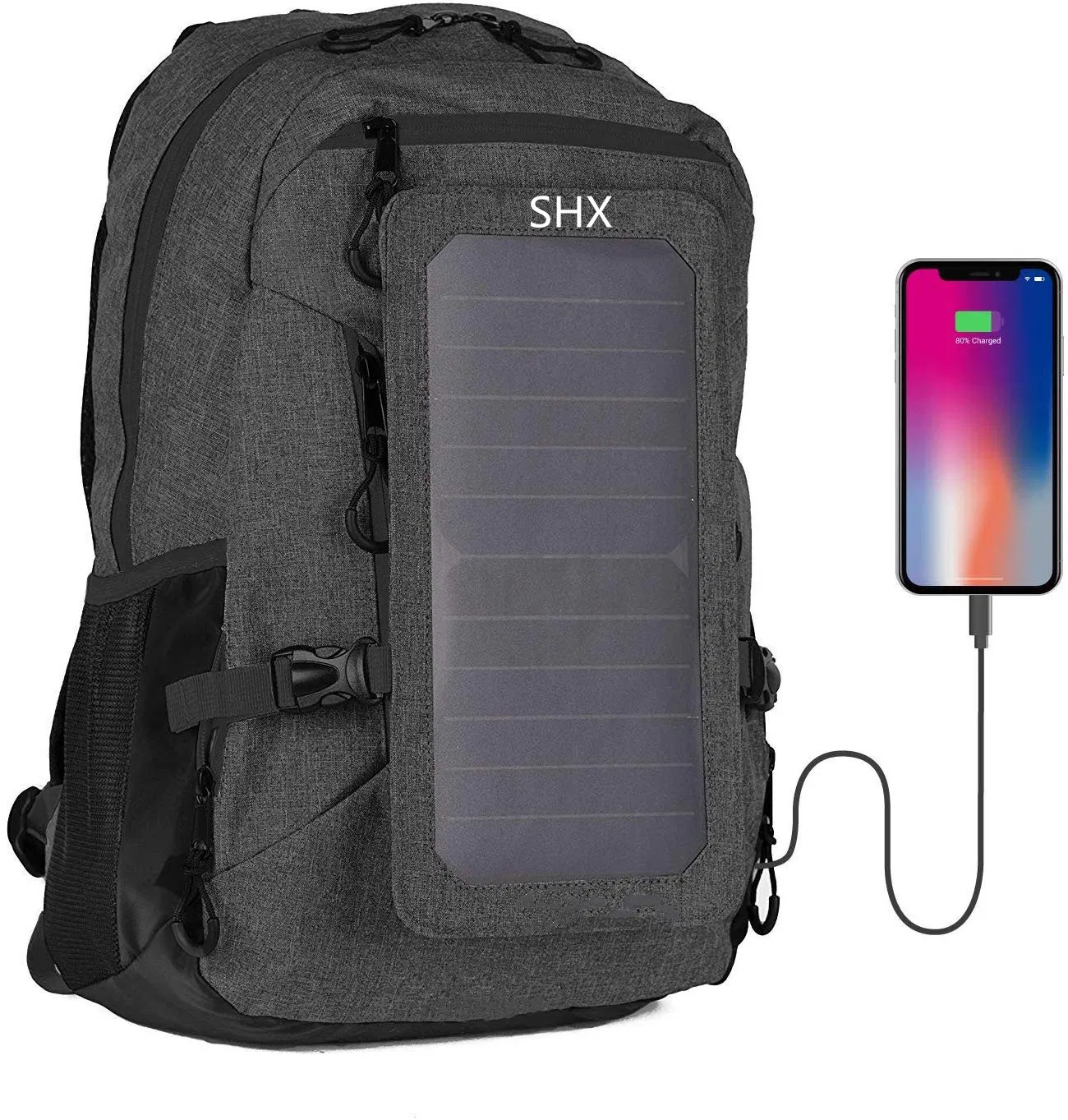 Solar Backpack Laptop Backpacks Charger Business Tablets Travel Backpacks for Men Women