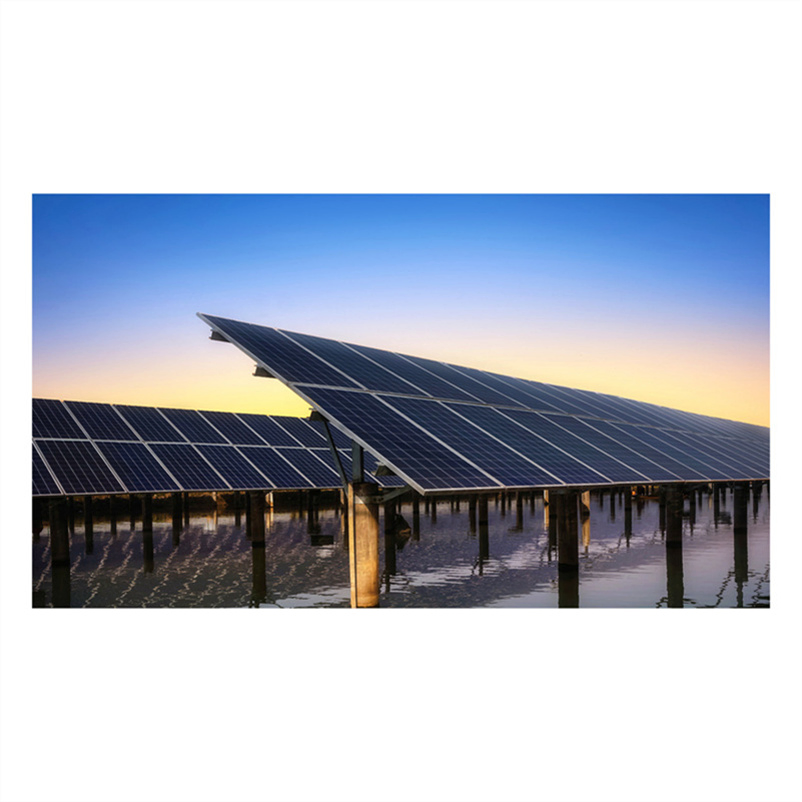Flat Roof Solar Mounting System with Photovoltaic Bracket, Solar Support Bracket, and Aluminum Installation Kit