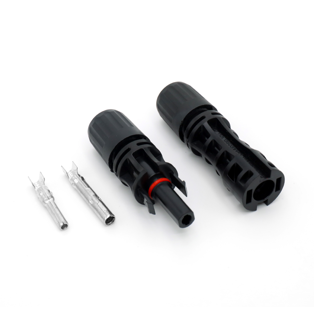 JieXun 1500V MC PPO Connectors 50A Male/Female Power Suitable 2.5/4/6mm2 10/12AWG PV Solar Panel Cable IP67 Waterproof