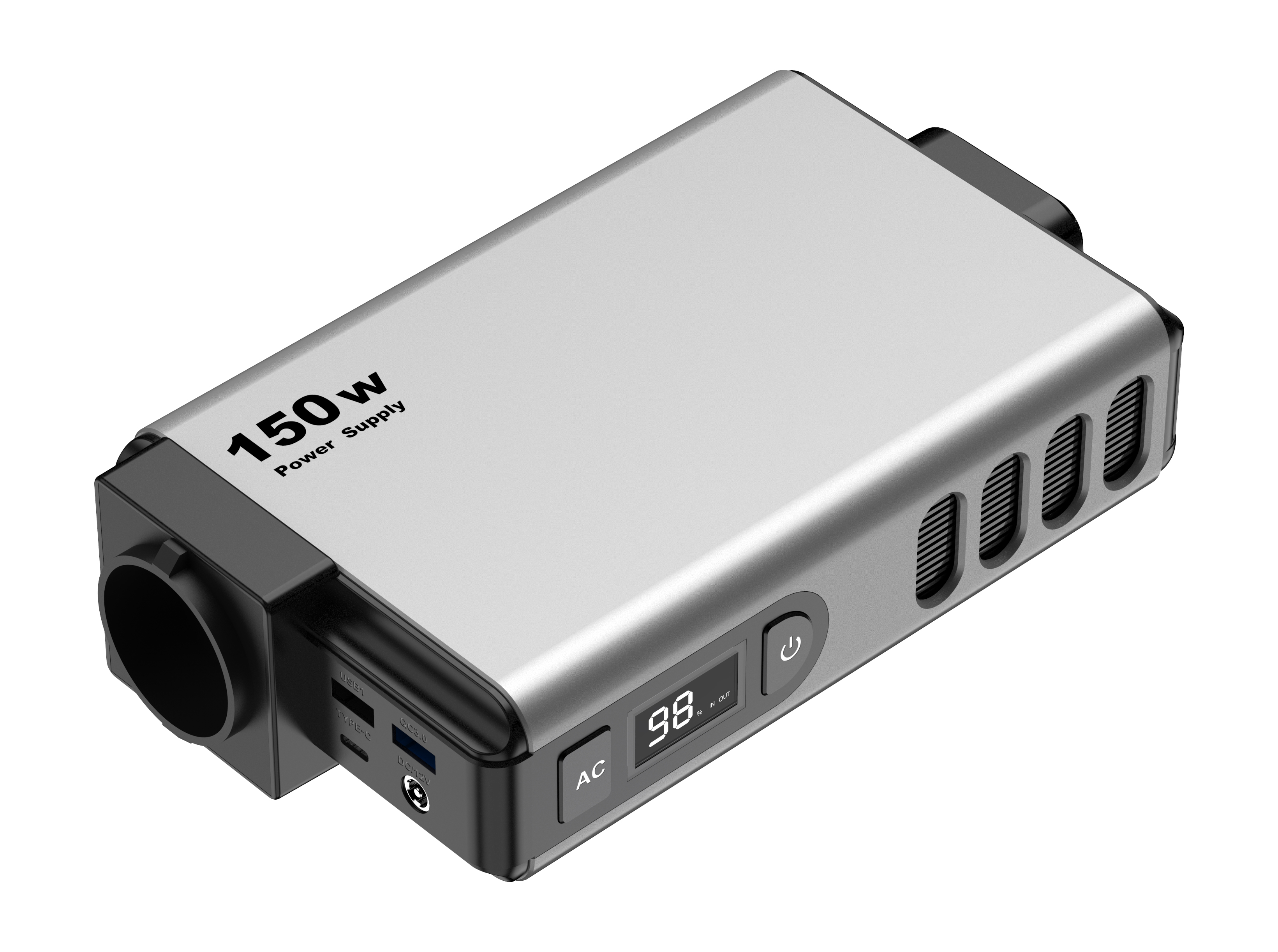 Portable 150W 3.7V Outdoor Energy Storage Power Station with Larger 32000mAh Capacity