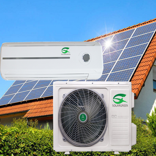 China Manufacturer 48V DC 100% off Grid Solar Air Conditioner with 48V DC Compressor &amp; Motor