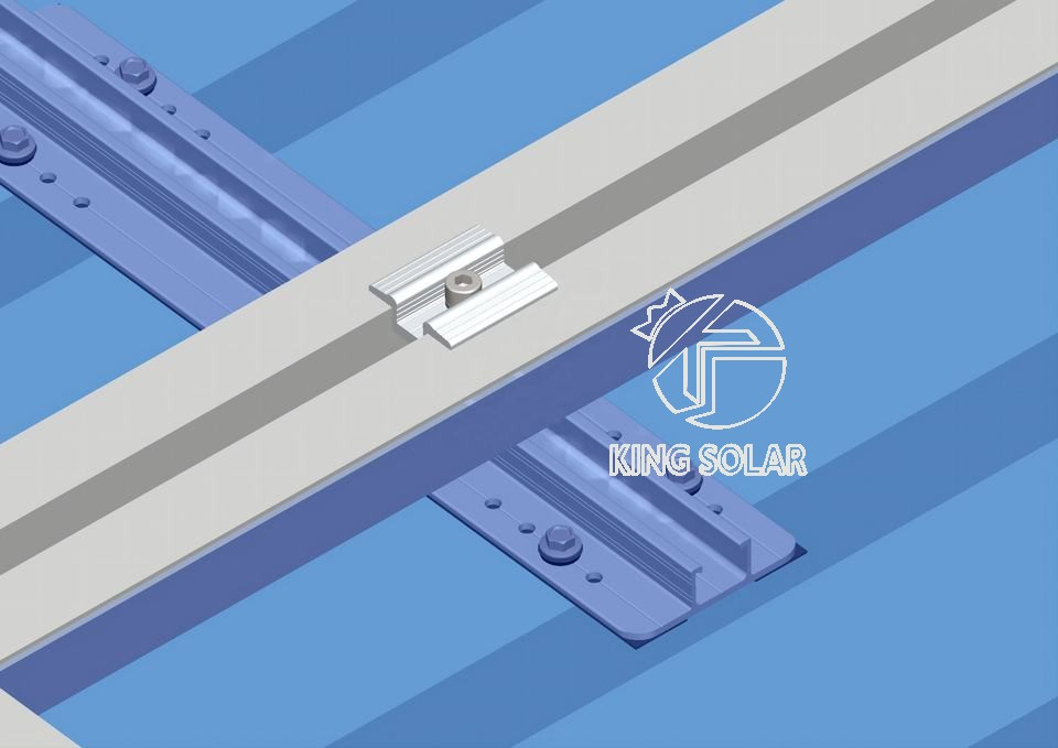 Sloping Rooftop Solar Panel Mini Rail Mounting System