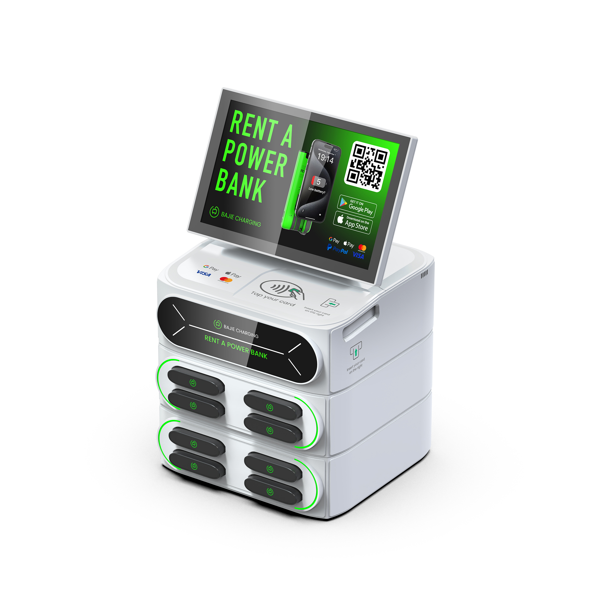 Portable Power Station for Multiple Devices LED Display Touch Screen DC High-Capacity Input Li-Polymer Battery 60W Output