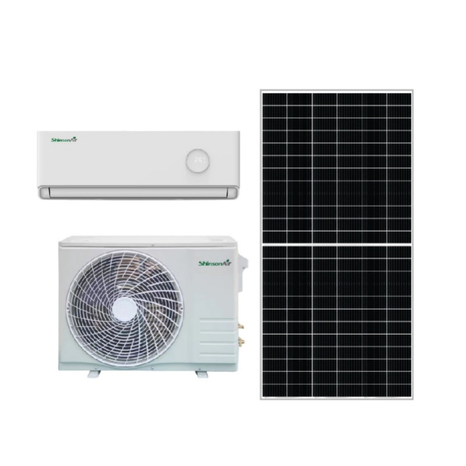 Hybrid Dehumidifying Solar Power Air Conditioner with Wi-Fi