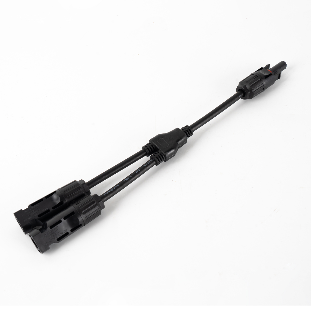 Waterproof Solar Cable Connector Y Type 3-Way Connector for Solar Panel Male and Female Photovoltaic Connector