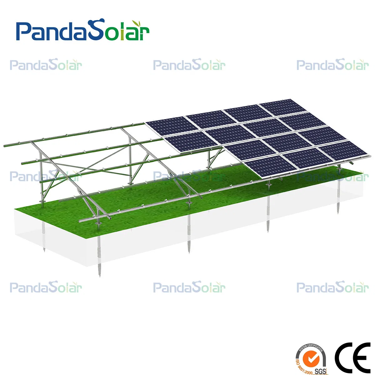 OEM Solar Bracket Aluminum Mounting System for Ground Solar Mount Manufacturer