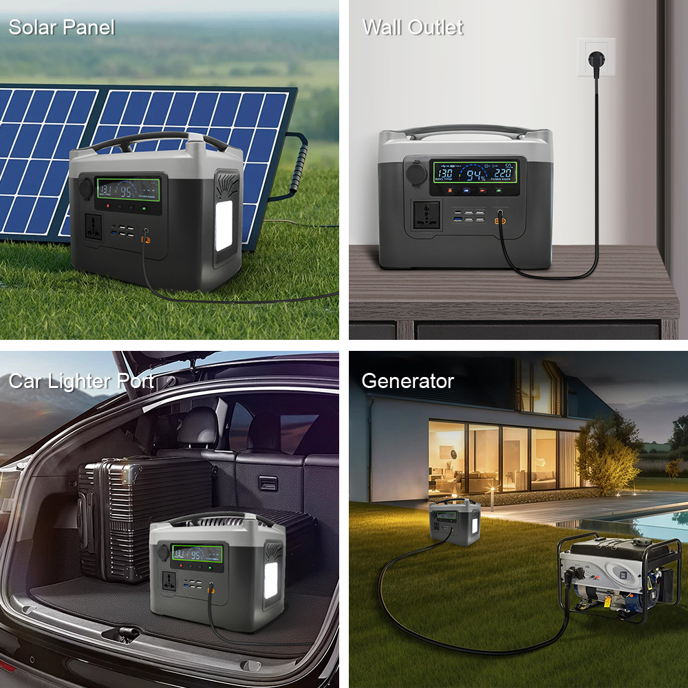 500W Powerstation Emergency Portable Power Station IP65 Waterproof Outdoor Emergency High Power Charging Portable Energy