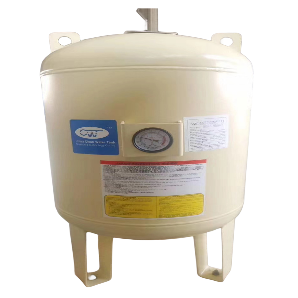 High Quality Steel Solar Water Pressure Tank Booster New Steel Pressure Vessel For Sunlight Water Pressure