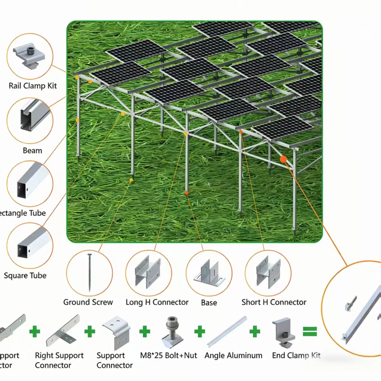 Economical Farm Solar Mounting System for Enhanced Agricultural Profitability