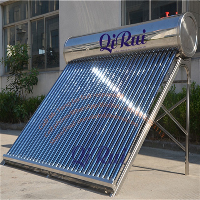 OEM Factory 50L 100L 150L 200L 300L 500 Liter Solar Hot Water Boiler System Evacuated Tube Stainless Steel Solar Water Heater