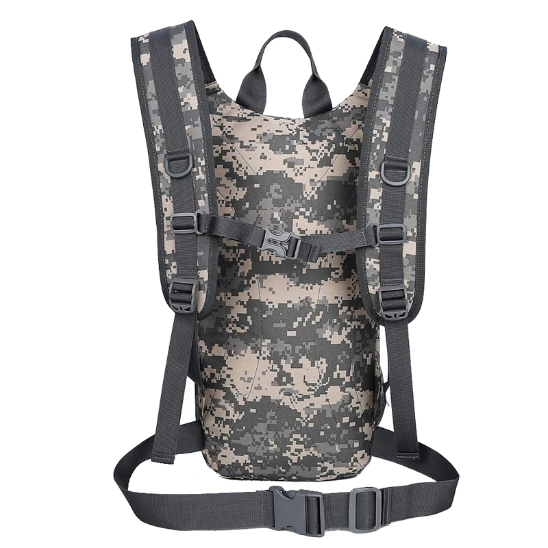 Tactical Hydration Backpack with 2L Water Bladder Solar Powered Backpack Bag