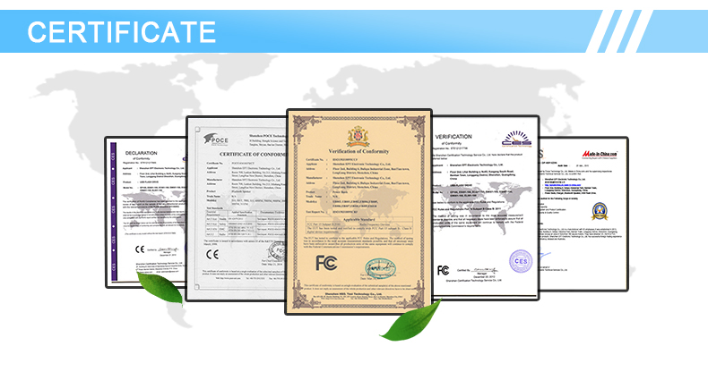 Certifications display