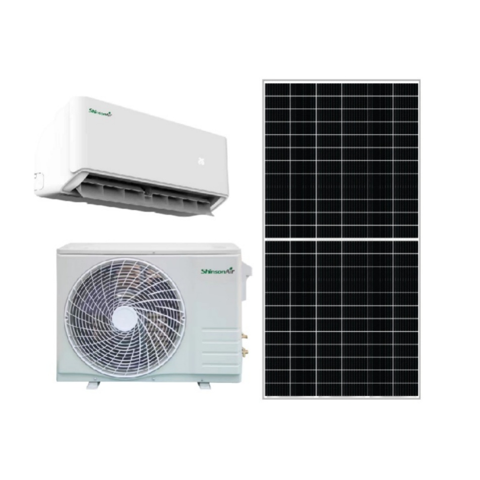 Whisper-Silent Solar Power Air Conditioner with Wi-Fi