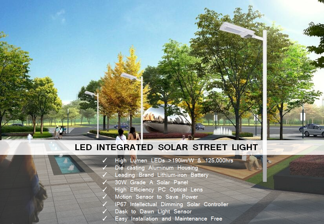 All in One Solar Street Light Model