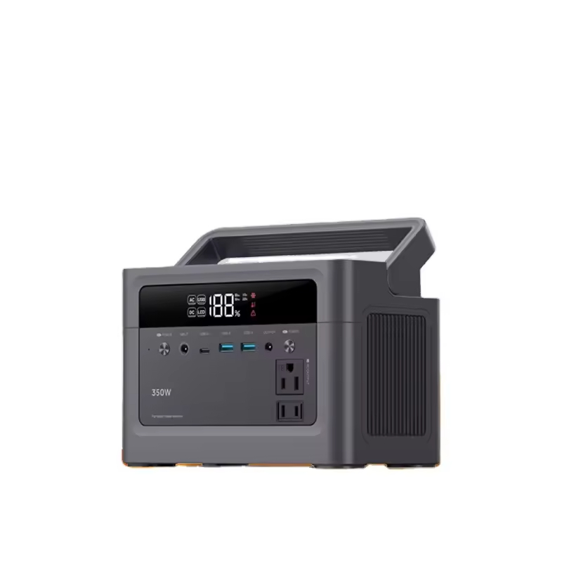 Premium Outdoor Power Station 350W Weighted Capacity for Home Camping Hiking with Solar and Car Charging