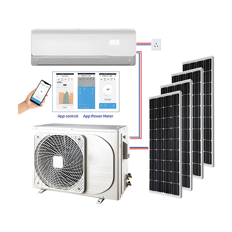 Deye Air Conditioner 12000BTU 18000BTU 24000BTU Wall Mounted Solar Air Conditioner with Solar Panel Energy and Solar Power System