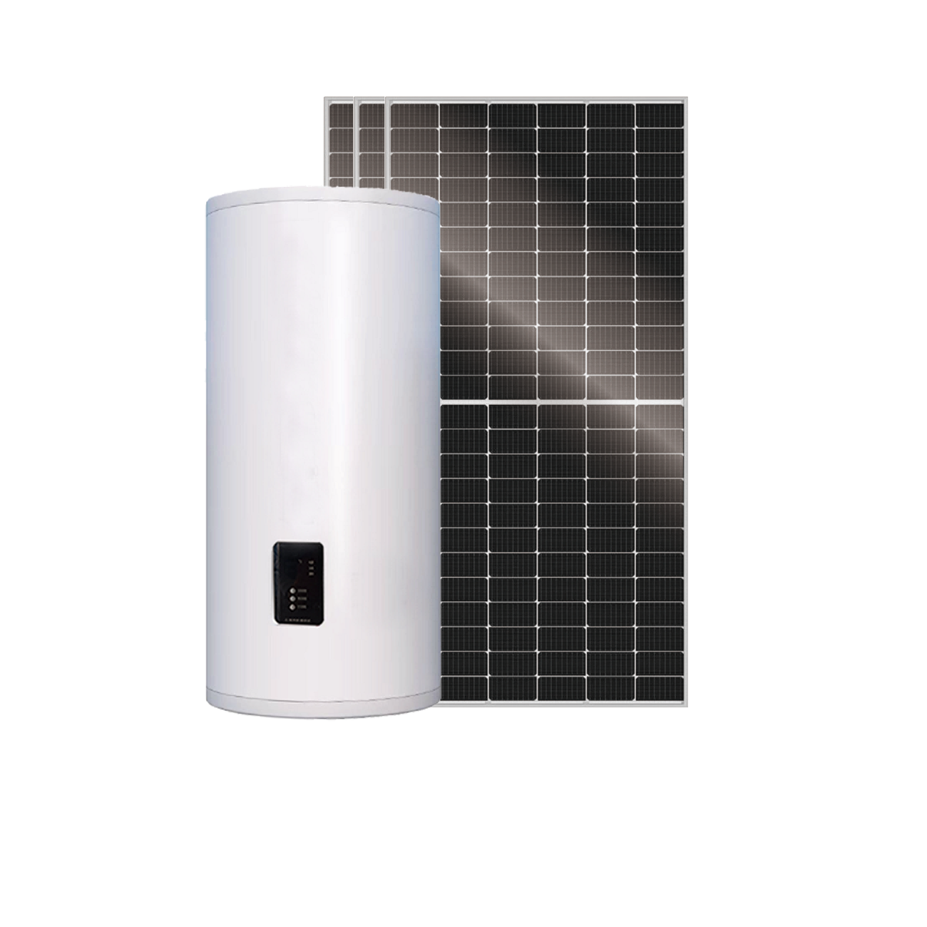 Premium Luxury PV Direct Drive Solar Water Heater Rust-Proof Enamel Tank Custom Logo Villa Special Use Solar Water Heater