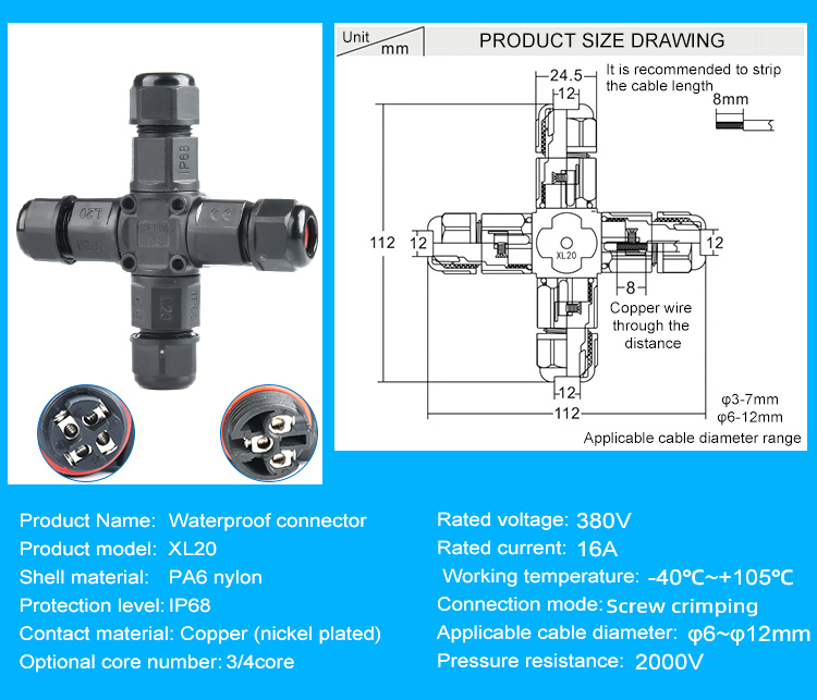 Waterproof Connector View 10