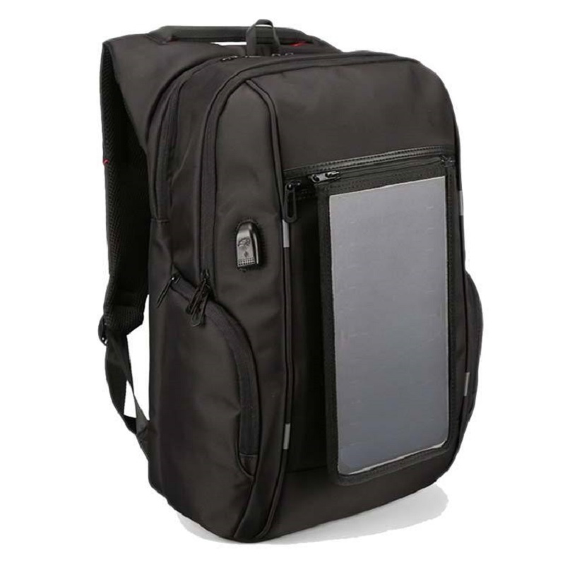Solar Backpack Charger Anti-Theft Laptop Powered Hydration Pack with 21L Water Bag