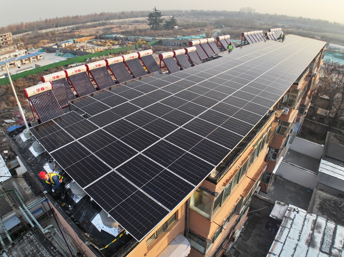 Premium Luxury PV Direct Drive Solar Water Heater Rust-Proof Enamel Tank Custom Logo Villa Special Use Solar Water Heater