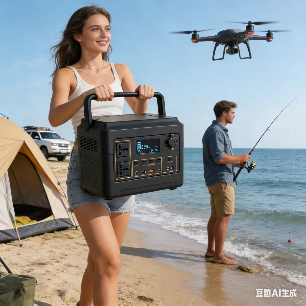 600W Portable Power Station (A Series 320-800Wh)