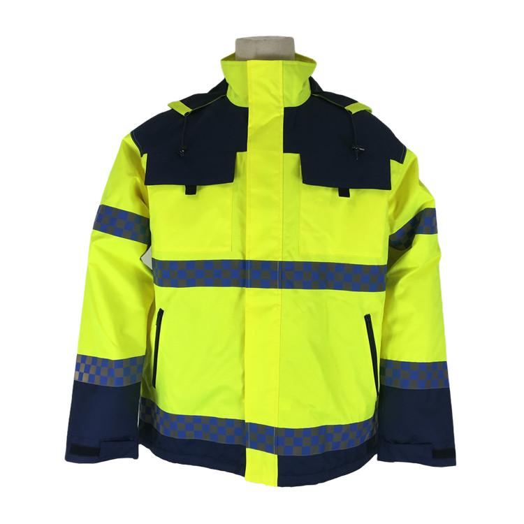Customerized Traffic Hi Vis Winter Waterproof Parka