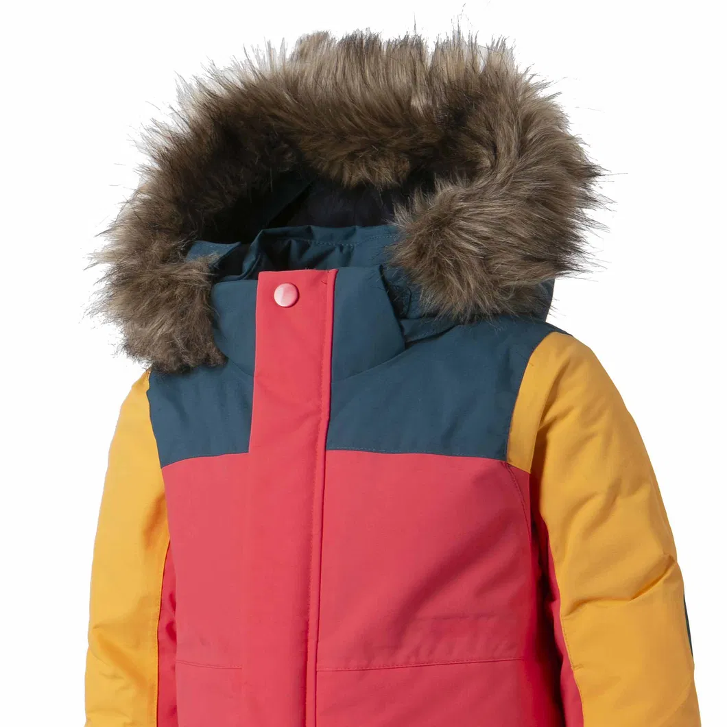 Children's Two-Tone Insulated Outdoor Parka