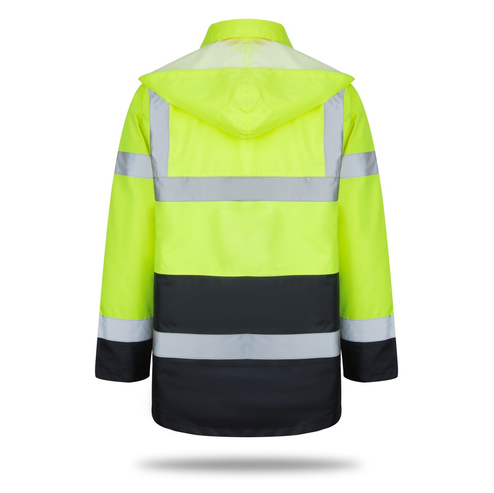 Outdoor Casual Workwear Fleece Parkas Jacket for Men Windproof Cargo Clothing with Multi-Pockets Wind Breaker Jacket Coats