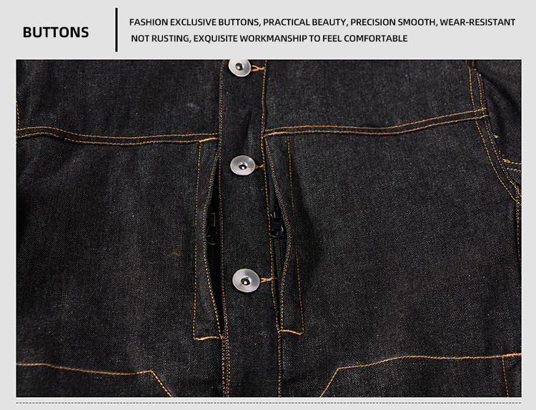 New Autumn and Winter Denim Men's Fashionable Slim Fit Casual Workwear Jacket