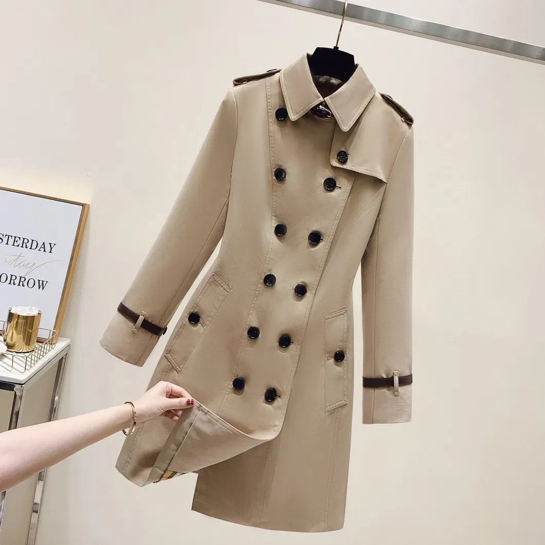 Classic Simple Casual Trench Coat 3