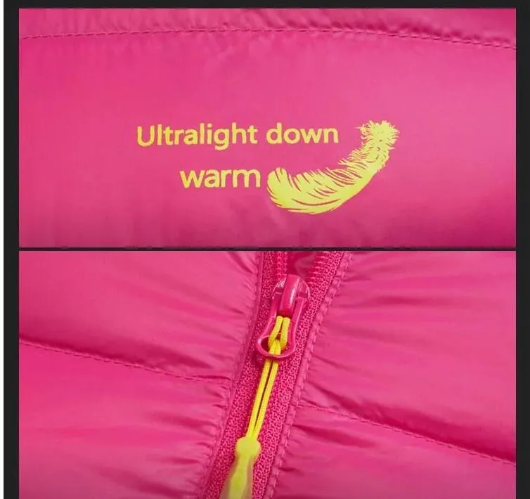 Quilted Down Jacket Back View