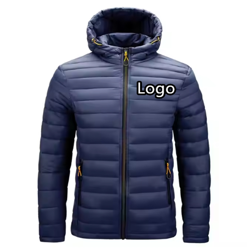 Custom Wholesale Winter Slim Fit Light Weight Men Down Jacket