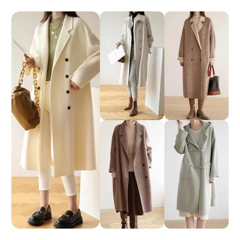 Women's Wool Blend Coat View 3