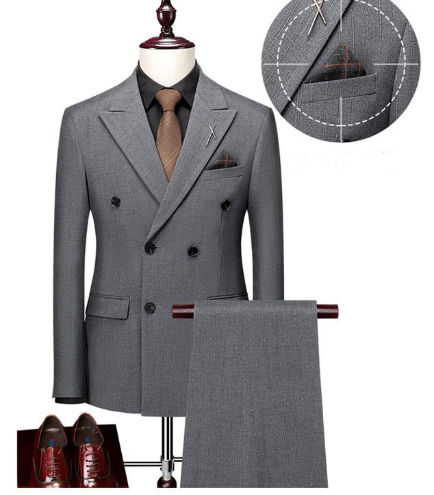 Made in China Men′ S Business Apparel Fit Latest Modern Fit Wedding Suit Blue/Green/Black Blazer