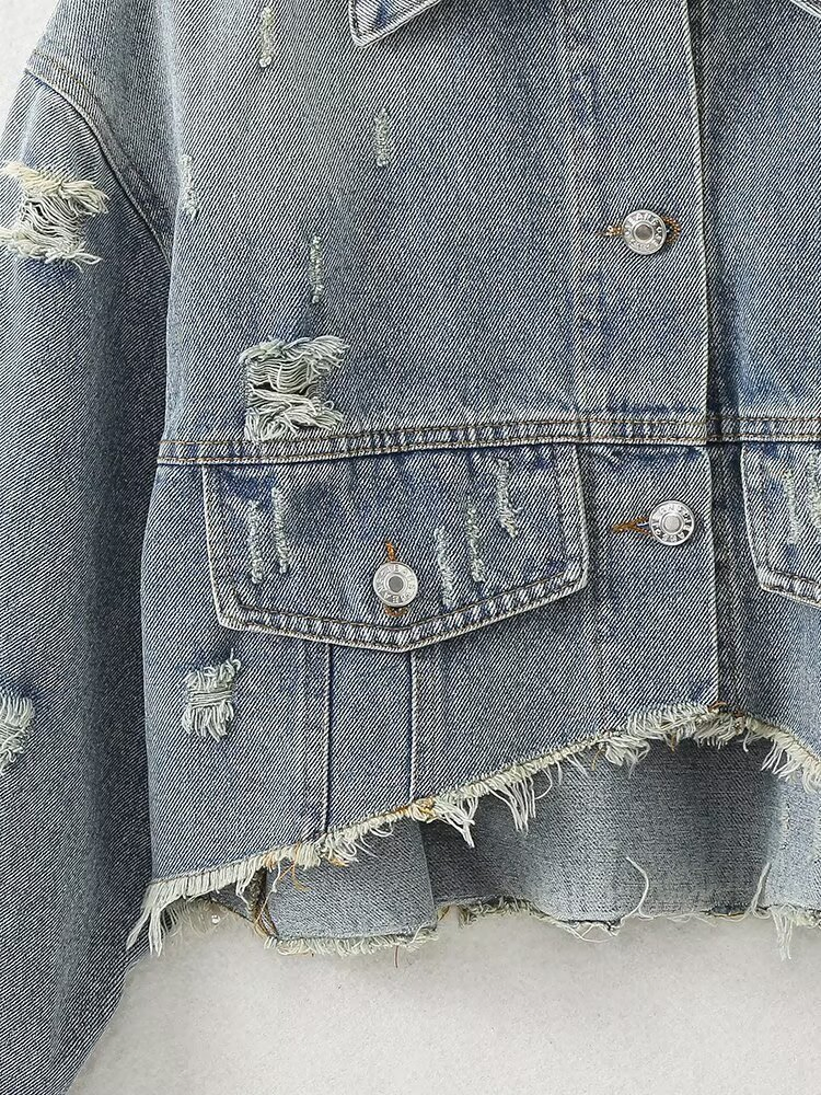 Custom Chic Classic Denim Jacket for Effortless Everyday Style