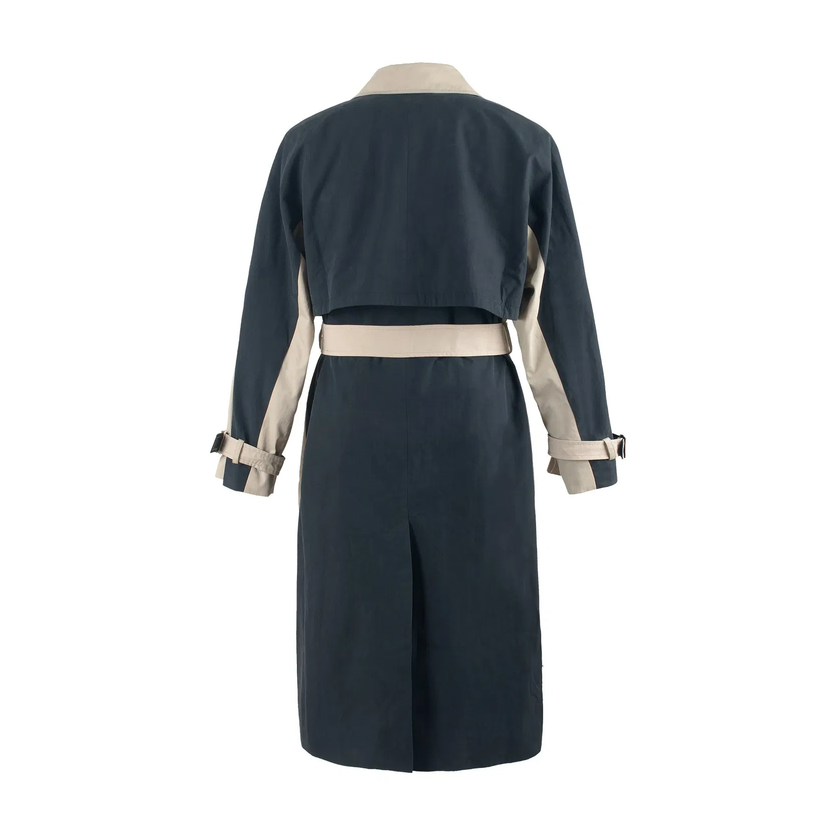 Elegant Dual Tone Women's Trench Coat for Fashion-Forward Ladies